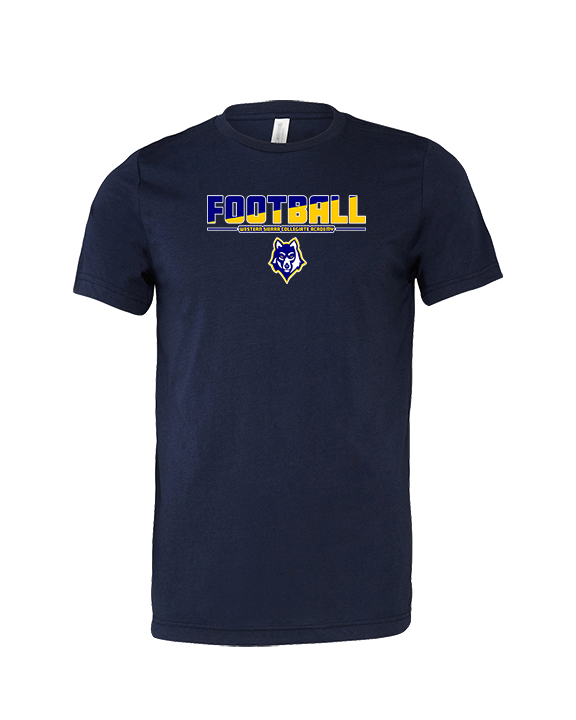Western Sierra Collegiate Academy Football Cut - Tri-Blend Shirt