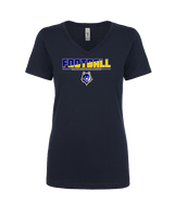 Western Sierra Collegiate Academy Football Cut - Womens Vneck