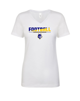 Western Sierra Collegiate Academy Football Cut - Womens Vneck