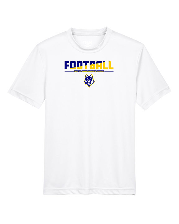 Western Sierra Collegiate Academy Football Cut - Youth Performance Shirt