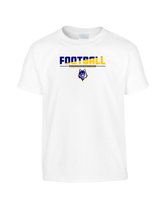 Western Sierra Collegiate Academy Football Cut - Youth Shirt