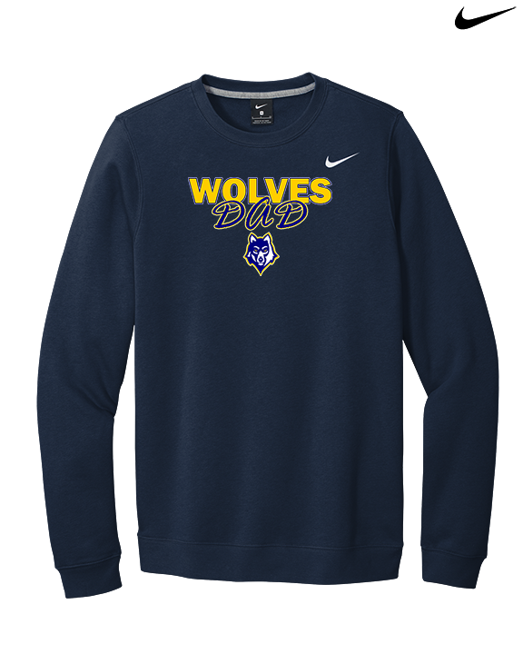 Western Sierra Collegiate Academy Football Dad - Mens Nike Crewneck