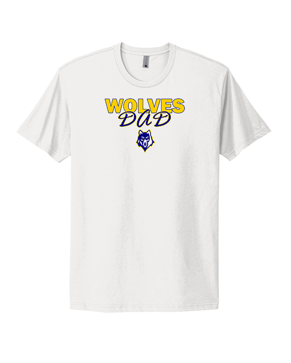 Western Sierra Collegiate Academy Football Dad - Mens Select Cotton T-Shirt