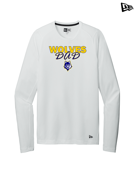 Western Sierra Collegiate Academy Football Dad - New Era Performance Long Sleeve