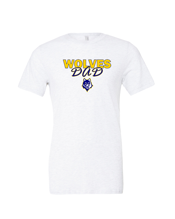 Western Sierra Collegiate Academy Football Dad - Tri-Blend Shirt