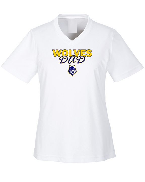 Western Sierra Collegiate Academy Football Dad - Womens Performance Shirt