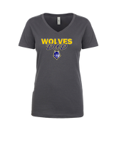Western Sierra Collegiate Academy Football Dad - Womens Vneck