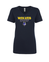 Western Sierra Collegiate Academy Football Dad - Womens Vneck