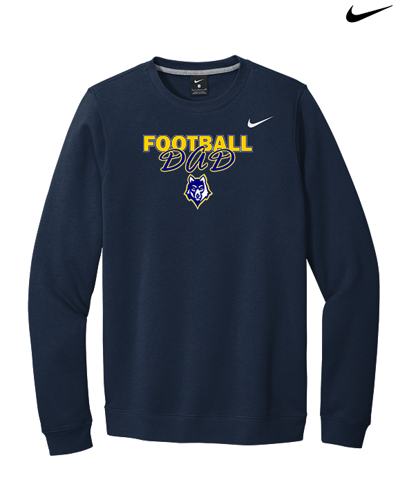 Western Sierra Collegiate Academy Football Dad 2 - Mens Nike Crewneck