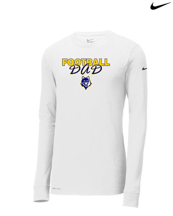 Western Sierra Collegiate Academy Football Dad 2 - Mens Nike Longsleeve