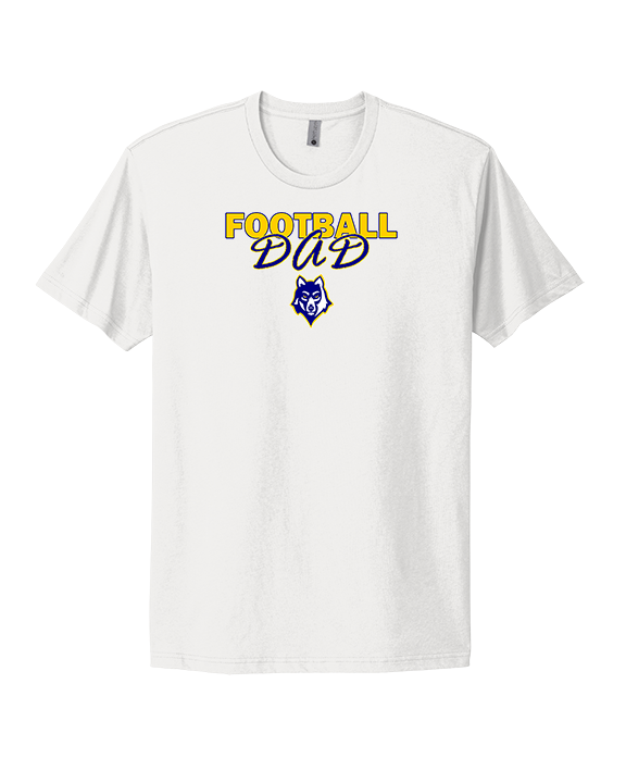 Western Sierra Collegiate Academy Football Dad 2 - Mens Select Cotton T-Shirt