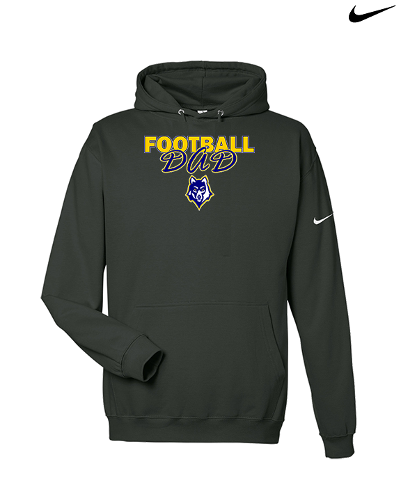 Western Sierra Collegiate Academy Football Dad 2 - Nike Club Fleece Hoodie