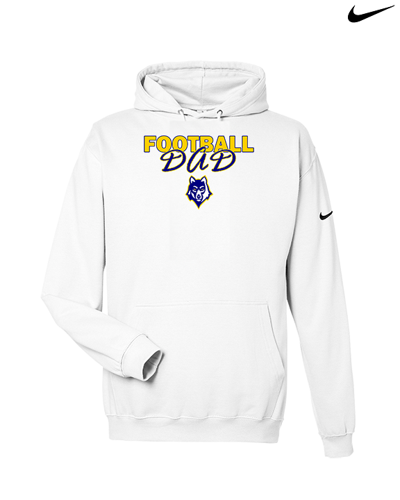 Western Sierra Collegiate Academy Football Dad 2 - Nike Club Fleece Hoodie