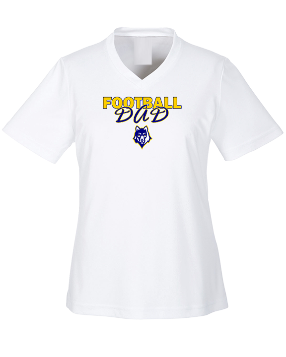 Western Sierra Collegiate Academy Football Dad 2 - Womens Performance Shirt