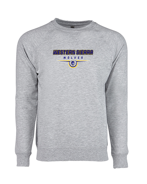 Western Sierra Collegiate Academy Football Design - Crewneck Sweatshirt