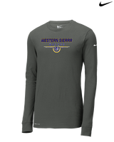 Western Sierra Collegiate Academy Football Design - Mens Nike Longsleeve