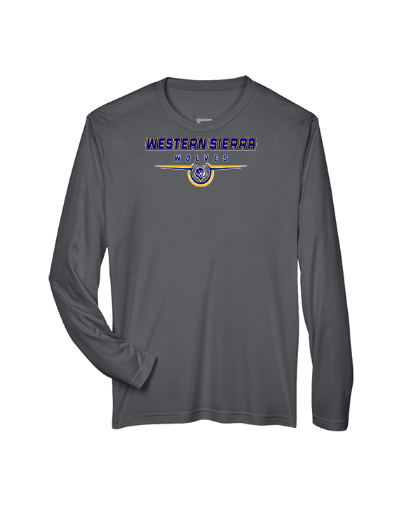 Western Sierra Collegiate Academy Football Design - Performance Longsleeve