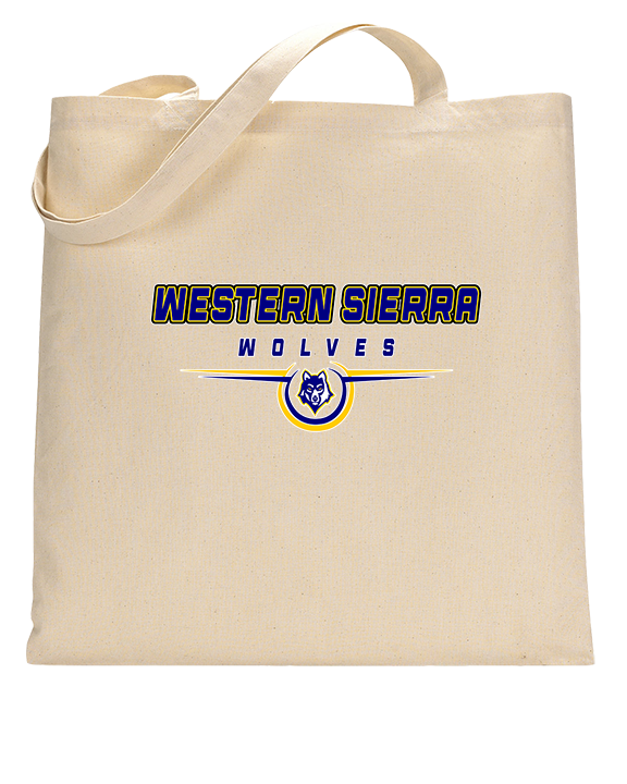 Western Sierra Collegiate Academy Football Design - Tote