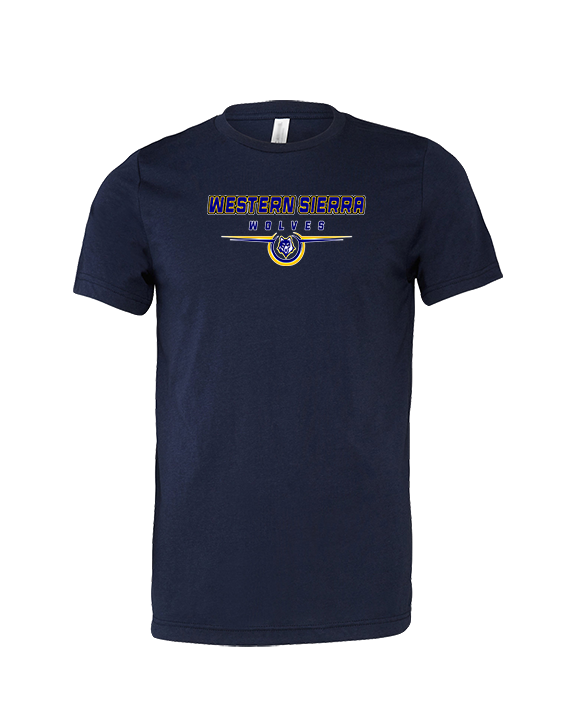 Western Sierra Collegiate Academy Football Design - Tri-Blend Shirt