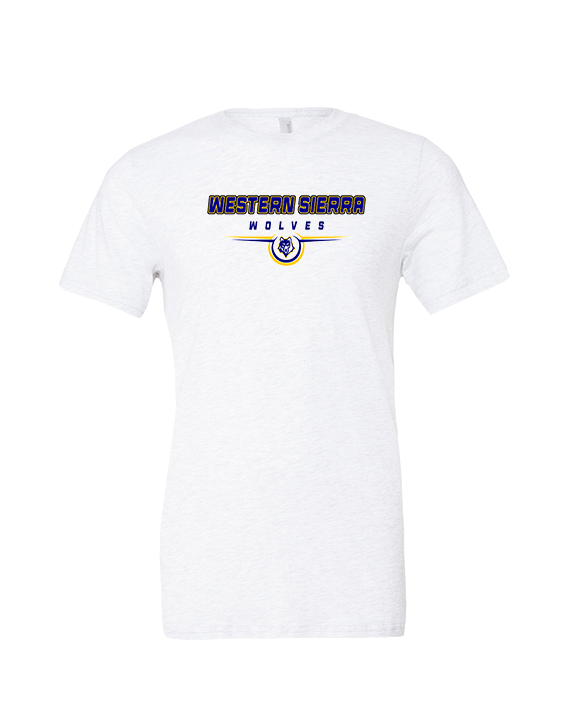 Western Sierra Collegiate Academy Football Design - Tri-Blend Shirt