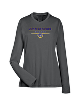 Western Sierra Collegiate Academy Football Design - Womens Performance Longsleeve