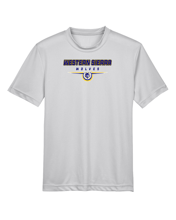 Western Sierra Collegiate Academy Football Design - Youth Performance Shirt