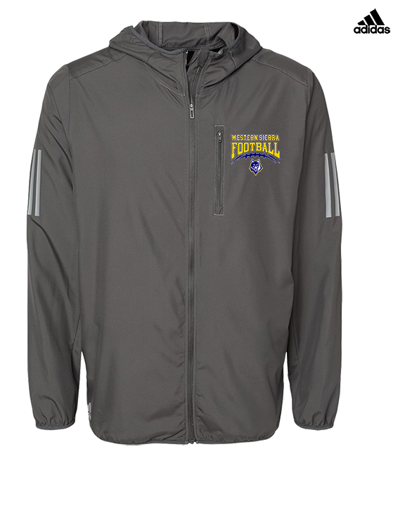 Western Sierra Collegiate Academy Football Football - Mens Adidas Full Zip Jacket