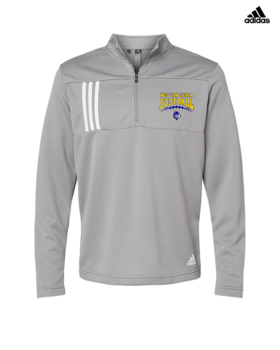 Western Sierra Collegiate Academy Football Football - Mens Adidas Quarter Zip