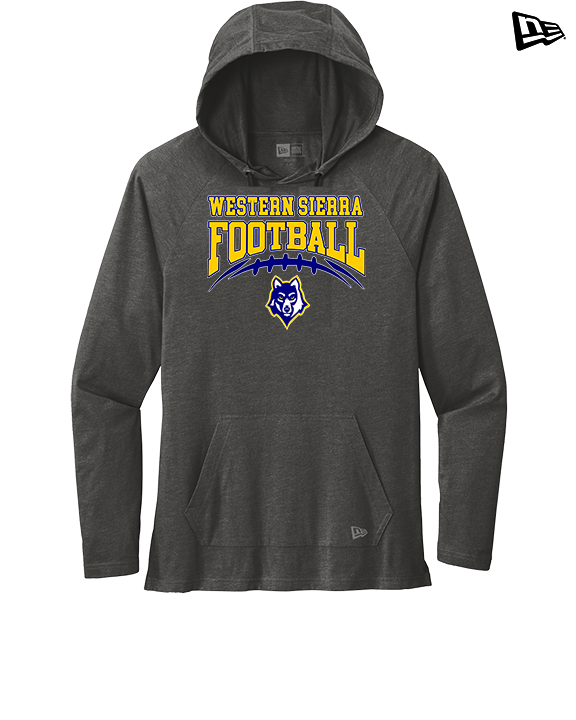Western Sierra Collegiate Academy Football Football - New Era Tri-Blend Hoodie