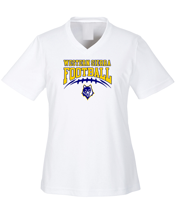 Western Sierra Collegiate Academy Football Football - Womens Performance Shirt