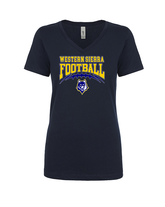 Western Sierra Collegiate Academy Football Football - Womens Vneck
