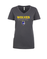 Western Sierra Collegiate Academy Football Mom - Womens Vneck