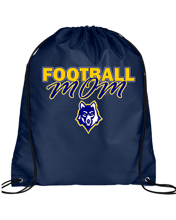 Western Sierra Collegiate Academy Football Mom 2 - Drawstring Bag