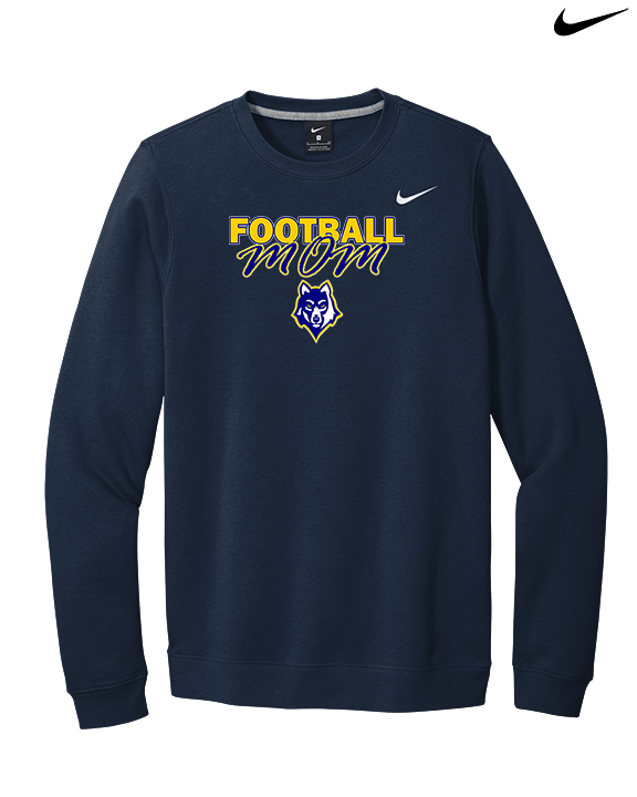 Western Sierra Collegiate Academy Football Mom 2 - Mens Nike Crewneck
