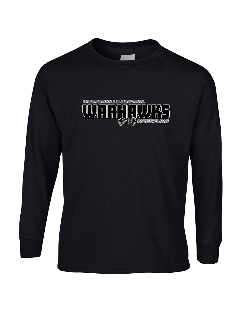 Westerville Central HS Wrestling Bold - Mens Basic Cotton Long Sleeve