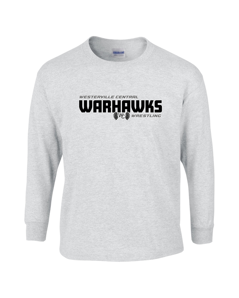 Westerville Central HS Wrestling Bold - Mens Basic Cotton Long Sleeve