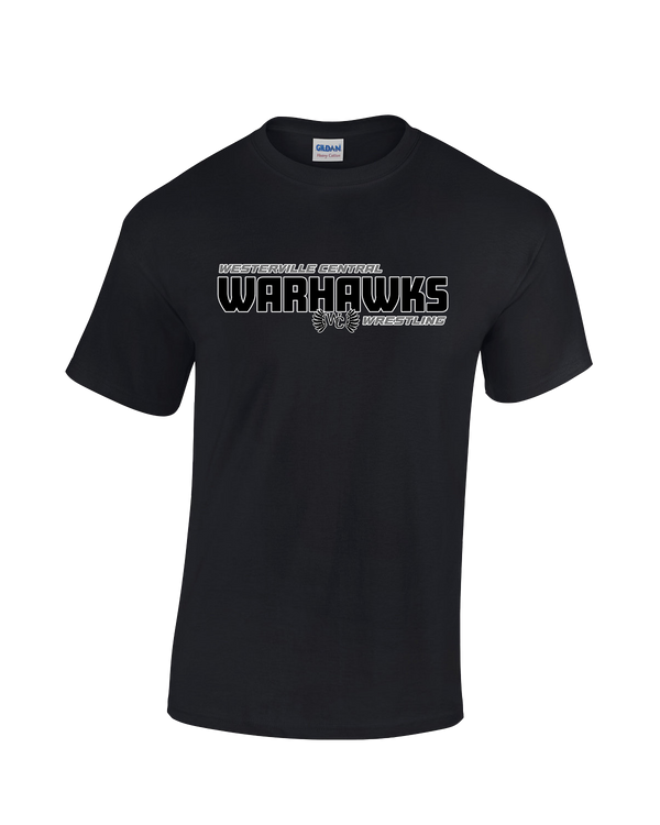 Westerville Central HS Wrestling Bold - Cotton T-Shirt