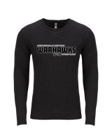 Westerville Central HS Wrestling Bold - Tri Blend Long Sleeve