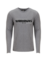 Westerville Central HS Wrestling Bold - Tri Blend Long Sleeve