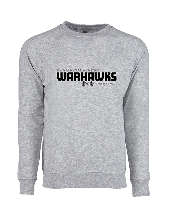 Westerville Central HS Wrestling Bold - Crewneck Sweatshirt