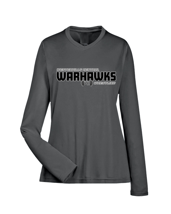 Westerville Central HS Wrestling Bold - Womens Performance Long Sleeve