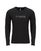 Westerville Central HS Wrestling Basic - Tri Blend Long Sleeve