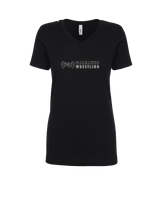 Westerville Central HS Wrestling Basic - Womens V-Neck