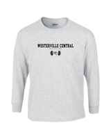 Westerville Central HS Wrestling Block - Mens Basic Cotton Long Sleeve