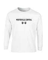 Westerville Central HS Wrestling Block - Mens Basic Cotton Long Sleeve