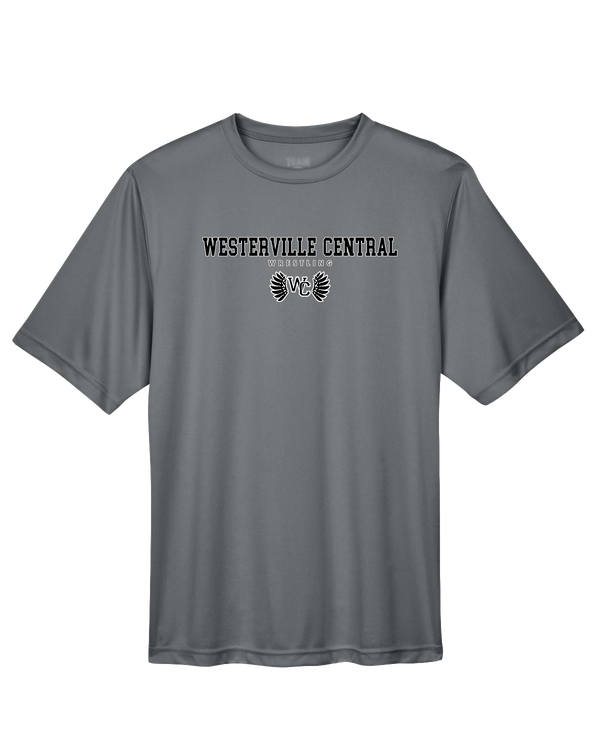 Westerville Central HS Wrestling Block - Performance T-Shirt