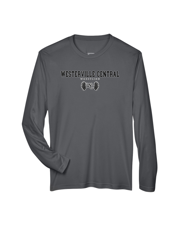 Westerville Central HS Wrestling Block - Performance Long Sleeve