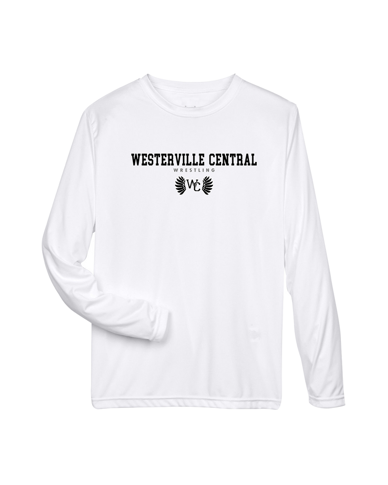 Westerville Central HS Wrestling Block - Performance Long Sleeve