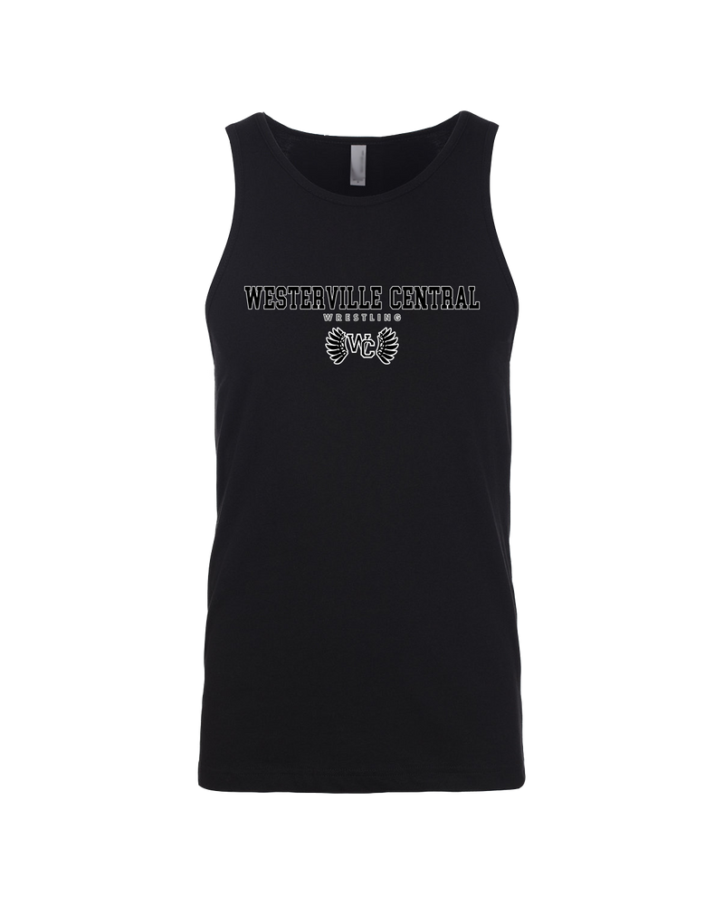 Westerville Central HS Wrestling Block - Mens Tank Top