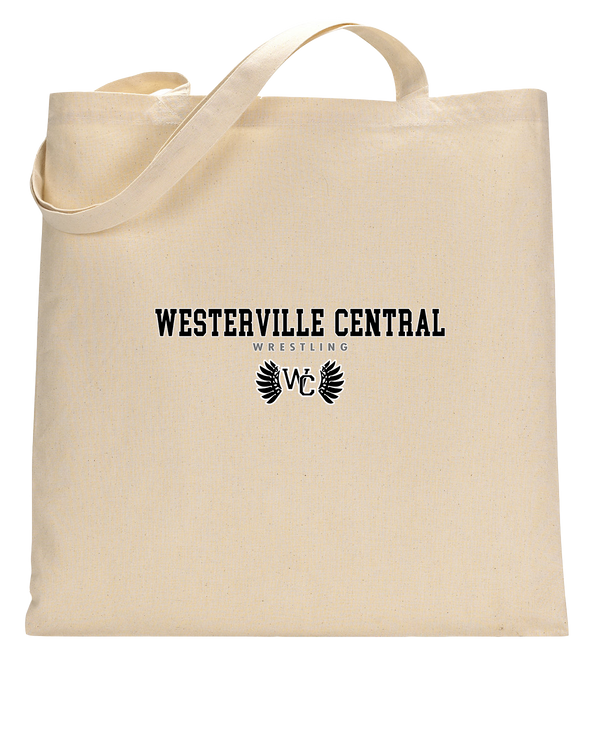 Westerville Central HS Wrestling Block - Tote Bag